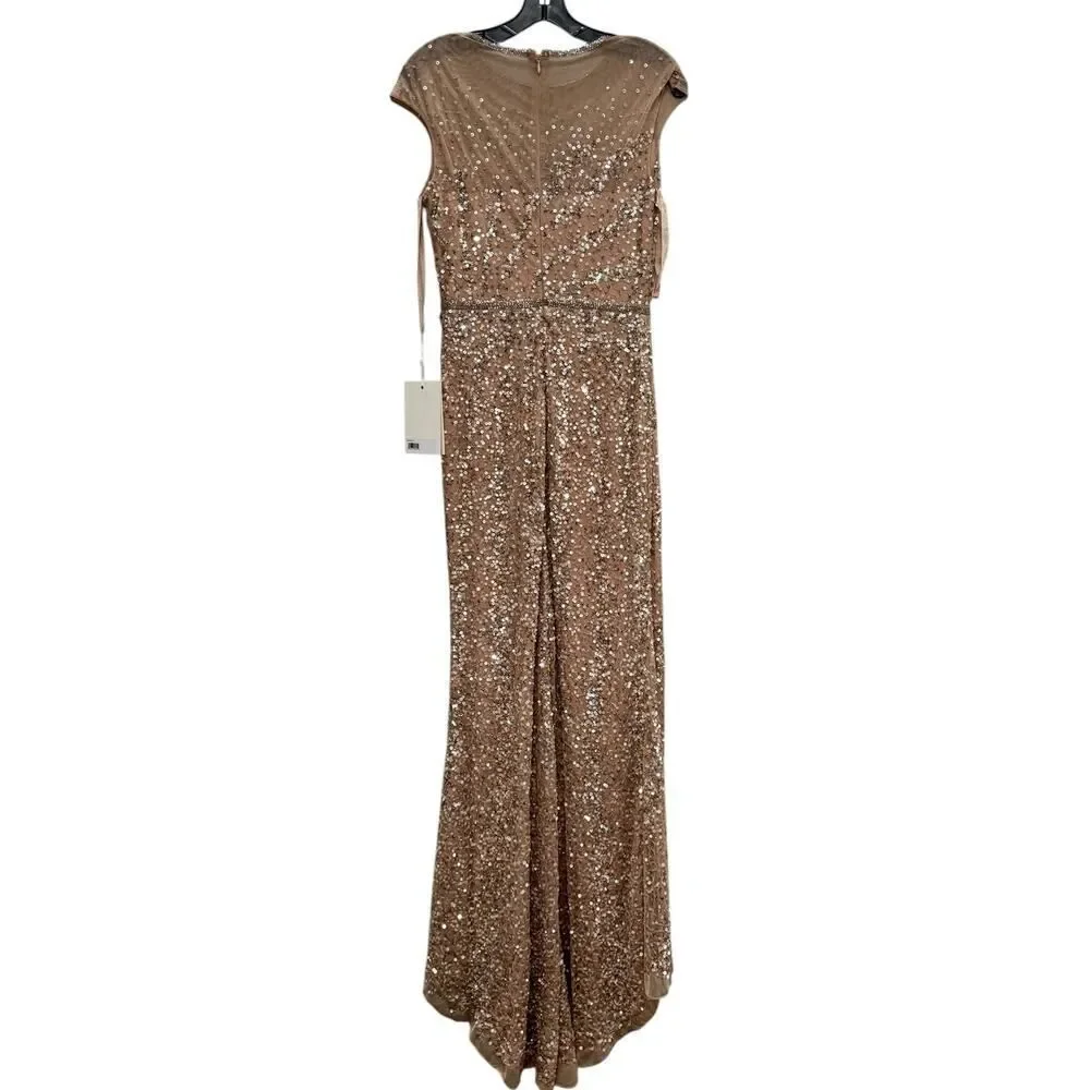 Mac Duggal Sleeveless Beaded & Sequined Gown - Size 2 - NWT - Picture 6 of 6